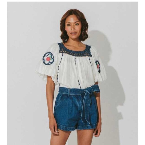 CLEOBELLA Navi Blouse  - White - NWT - Picture 7 of 13